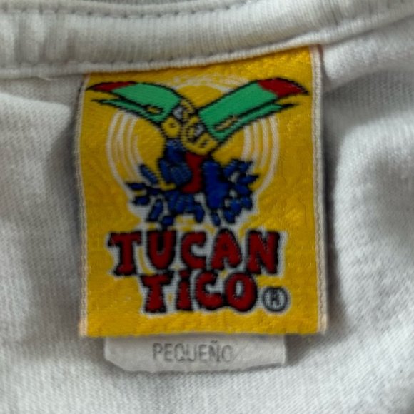 Vintage 90s Butterfly Identification Costa Rica Tee Tucan Tico Wildlife … - Picture 4 of 15